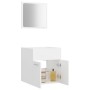 Conjunto de muebles de baño 2 pzas madera contrachapada blanco de , Muebles de baño - Ref: Foro24-804773, Precio: 45,19 €, De...