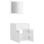 Conjunto de muebles de baño 2 pzas madera contrachapada blanco de , Muebles de baño - Ref: Foro24-804773, Precio: 45,19 €, De...