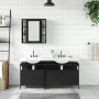 Set de muebles de baño 3 piezas madera contrachapada negro de , Muebles de baño - Ref: Foro24-3214725, Precio: 182,23 €, Desc...