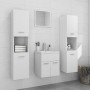 Juego de muebles de baño madera de ingeniería blanco de , Muebles de baño - Ref: Foro24-3071036, Precio: 153,91 €, Descuento: %