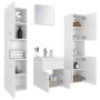 Juego de muebles de baño madera de ingeniería blanco de , Muebles de baño - Ref: Foro24-3071036, Precio: 153,91 €, Descuento: %