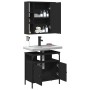 Juego de muebles de baño 2 pzas madera contrachapada negro de , Muebles de baño - Ref: Foro24-3214715, Precio: 118,23 €, Desc...