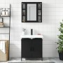 Juego de muebles de baño 2 pzas madera contrachapada negro de , Muebles de baño - Ref: Foro24-3214720, Precio: 121,47 €, Desc...