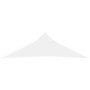 Toldo de vela triangular tela Oxford blanco 5x5x6 m de vidaXL, Sombrillas - Ref: Foro24-135293, Precio: 38,26 €, Descuento: %
