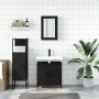 Juego de muebles de baño 3 pzas madera contrachapada negro de , Muebles de baño - Ref: Foro24-3214820, Precio: 152,07 €, Desc...