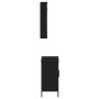 Juego de muebles de baño 2 pzas madera contrachapada negro de , Muebles de baño - Ref: Foro24-3214780, Precio: 101,83 €, Desc...