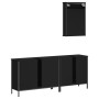 Juego de muebles de baño 3 pzas madera contrachapada negro de , Muebles de baño - Ref: Foro24-3214790, Precio: 153,07 €, Desc...