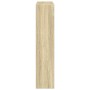 Borde de chimenea madera ingeniería roble Sonoma 81x18x82 cm de , Accesorios para hornos de leña y chimeneas - Ref: Foro24-85...