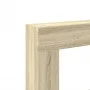 Borde de chimenea madera ingeniería roble Sonoma 81x18x82 cm de , Accesorios para hornos de leña y chimeneas - Ref: Foro24-85...