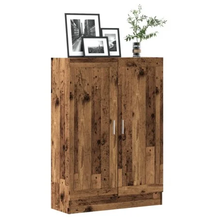 Armario de libros madera ingeniería envejecida 82,5x30,5x115 cm de , Librerías y estanterías - Ref: Foro24-856148, Precio: 96...