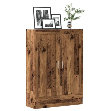Armario de libros madera ingeniería envejecida 82,5x30,5x115 cm de , Librerías y estanterías - Ref: Foro24-856148, Precio: 98...
