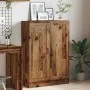 Armario de libros madera ingeniería envejecida 82,5x30,5x115 cm de , Librerías y estanterías - Ref: Foro24-856148, Precio: 96...
