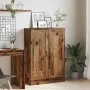 Armario de libros madera ingeniería envejecida 82,5x30,5x115 cm de , Librerías y estanterías - Ref: Foro24-856148, Precio: 96...