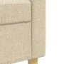 Juego de sofás 3 piezas tela color crema de , Sofás - Ref: Foro24-3278289, Precio: 620,92 €, Descuento: %