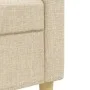 Juego de sofás con cojines 3 piezas tela crema de , Sofás - Ref: Foro24-3278305, Precio: 651,02 €, Descuento: %