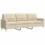 Zweiteiliges Sofaset in cremefarbener Stoffpolsterung. von , Sofas - Ref: Foro24-3278321, Preis: 484,01 €, Rabatt: %