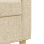 Juego de sofás con cojines 2 piezas tela crema de , Sofás - Ref: Foro24-3278337, Precio: 531,71 €, Descuento: %