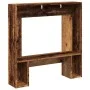 Borde de chimenea madera ingeniería envejecida 81x18x82 cm de , Accesorios para hornos de leña y chimeneas - Ref: Foro24-8546...