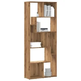 Estantería de madera de ingeniería roble artisan 67x24x161 cm de , Librerías y estanterías - Ref: Foro24-856015, Precio: 86,4...
