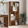 Estantería madera de ingeniería color envejecido 67x24x161 cm de , Librerías y estanterías - Ref: Foro24-856014, Precio: 87,1...