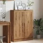 Armario de madera de ingeniería roble artisan 82,5x30,5x115 cm de , Librerías y estanterías - Ref: Foro24-856149, Precio: 98,...