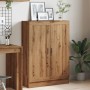 Armario de madera de ingeniería roble artisan 82,5x30,5x115 cm de , Librerías y estanterías - Ref: Foro24-856149, Precio: 100...