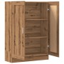 Armario de madera de ingeniería roble artisan 82,5x30,5x115 cm de , Librerías y estanterías - Ref: Foro24-856149, Precio: 100...
