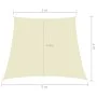 Toldo de vela trapezoidal de tela oxford color crema 3/5x4 m de vidaXL, Sombrillas - Ref: Foro24-135243, Precio: 50,24 €, Des...
