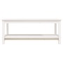 Mesa de centro de madera maciza de pino blanco 110x55x45 cm de , Mesas de centro - Ref: Foro24-822273, Precio: 119,29 €, Desc...
