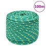 Cuerda de barco polipropileno verde 14 mm 100 m de , Sogas y cuerdas metálicas - Ref: Foro24-152729, Precio: 70,71 €, Descuen...
