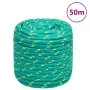 Green 18 mm 50 m polypropylene boat rope by , Ropes and metal cords - Ref: Foro24-152736, Price: 55,54 €, Discount: %