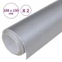 Láminas para coches 2 uds plateado mate 100x150 cm de , Vinilos para vehículos - Ref: Foro24-210707, Precio: 24,58 €, Descuen...