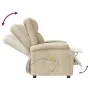 Cremefarbener Stoffmassagestuhl von , Elektrische Massagesessel - Ref: Foro24-340935, Preis: 249,70 €, Rabatt: %