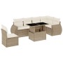 Set sofás de jardín 7 piezas y cojines ratán sintético beige de , Conjuntos de jardín - Ref: Foro24-3268568, Precio: 535,17 €...