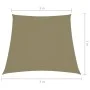 Toldo de vela trapezoidal tela oxford beige 3/4x3 m de vidaXL, Sombrillas - Ref: Foro24-135187, Precio: 45,53 €, Descuento: %