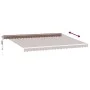 Automatische ausfahrbare Markise mit LED-Lichtern in Braun, 500x350 cm. von , Markisen - Ref: Foro24-3215398, Preis: 718,16 €...