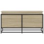 Caja de almacenaje con tapa madera roble Sonoma 100x40x51,5 cm de , Cestas para almacenaje - Ref: Foro24-848805, Precio: 80,4...