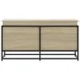 Caja de almacenaje con tapa madera roble Sonoma 100x40x51,5 cm de , Cestas para almacenaje - Ref: Foro24-848805, Precio: 79,6...
