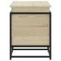 Caja de almacenaje con tapa madera roble Sonoma 100x40x51,5 cm de , Cestas para almacenaje - Ref: Foro24-848805, Precio: 79,6...
