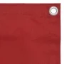 Toldo para balcón tela oxford rojo 90x600 cm de vidaXL, Sombrillas - Ref: Foro24-135039, Precio: 25,12 €, Descuento: %