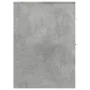 Armario de baño estrecho con ruedas madera gris hormigón de , Taquillas y armarios de almacenamiento - Ref: Foro24-855280, Pr...