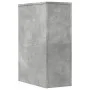 Armario de baño estrecho con ruedas madera gris hormigón de , Taquillas y armarios de almacenamiento - Ref: Foro24-855280, Pr...