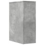 Armario de baño estrecho con ruedas madera gris hormigón de , Taquillas y armarios de almacenamiento - Ref: Foro24-855280, Pr...