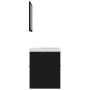 Juego de muebles de baño madera de ingeniería negro de , Muebles de baño - Ref: Foro24-3070857, Precio: 133,90 €, Descuento: %