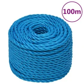 Cuerda de trabajo polipropileno azul 20 mm 100 m de , Sogas y cuerdas metálicas - Ref: Foro24-152992, Precio: 114,37 €, Descu...