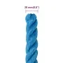 Blue polypropylene work rope 20 mm 25 m by , Ropes and metal cords - Ref: Foro24-152990, Price: 34,39 €, Discount: %
