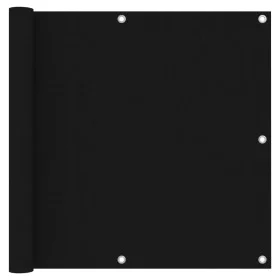 Toldo para balcón tela oxford negro 90x600 cm de vidaXL, Sombrillas - Ref: Foro24-135063, Precio: 32,21 €, Descuento: %