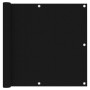 Toldo para balcón tela oxford negro 90x600 cm de vidaXL, Sombrillas - Ref: Foro24-135063, Precio: 33,53 €, Descuento: %