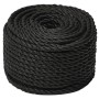 Cuerda de trabajo polipropileno negro 24 mm 25 m de , Sogas y cuerdas metálicas - Ref: Foro24-153032, Precio: 50,69 €, Descue...