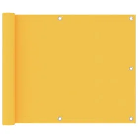 Toldo para balcón tela oxford amarillo 75x300 cm de vidaXL, Sombrillas - Ref: Foro24-135020, Precio: 21,47 €, Descuento: %